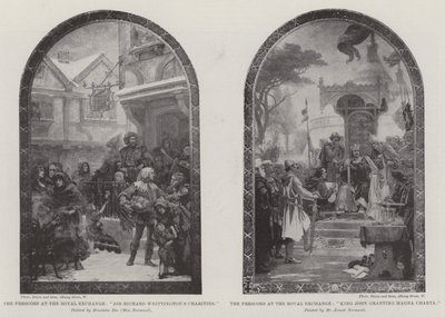 The Frescoes at the Royal Exchange by Henrietta Rae
